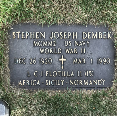 Stephen Joseph Dembek Grave Marker